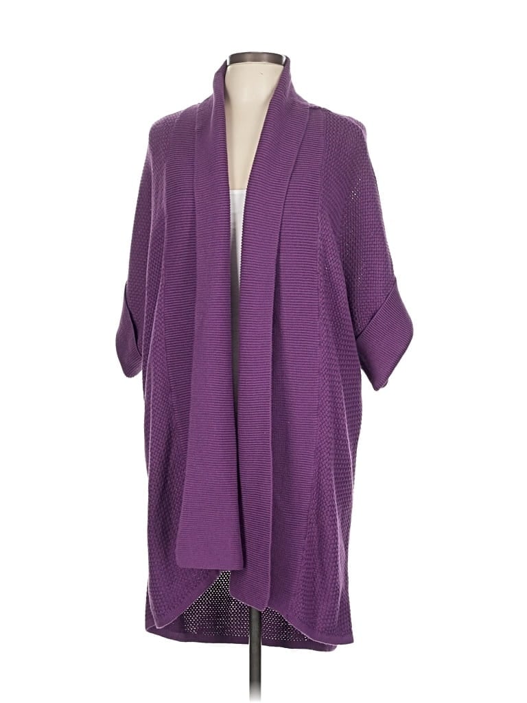 Pre-owned Liz Claiborne Poncho In Purple