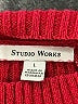 Studio Works Red Turtleneck Sweater Size L - photo 7