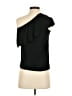 Gibson 100% Rayon Black Short Sleeve Top Size XXS - photo 2
