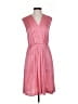 Talbots 100% Polyester Solid Pink Casual Dress Size 4 - photo 1