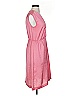 Talbots 100% Polyester Solid Pink Casual Dress Size 4 - photo 4