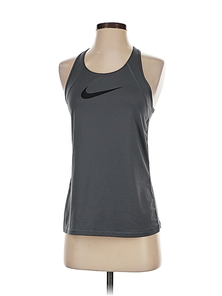Pre-owned Nike Active Tank Top In Gray