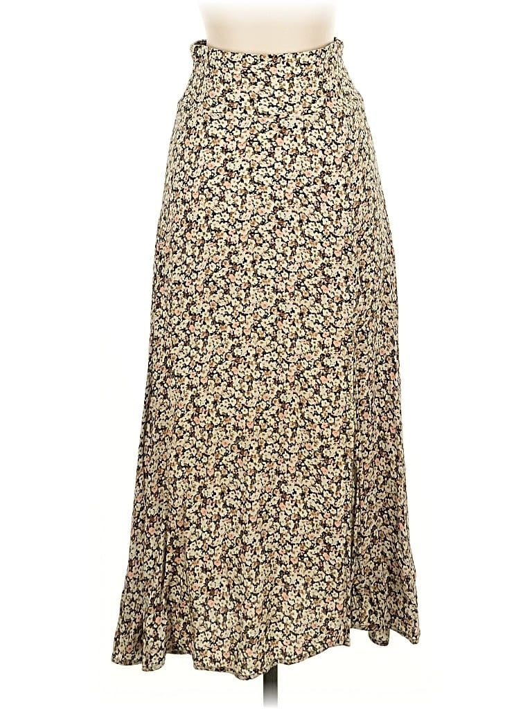 Pre-owned Afrm Casual Skirt In Brown
