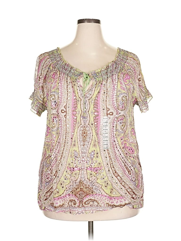 Pre-owned Bila Short Sleeve T-shirt In Pink