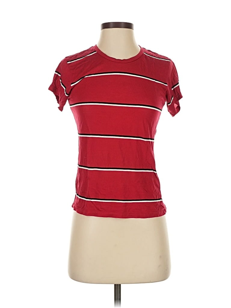 Pre-owned Reformation Jeans Short Sleeve T-shirt In Red