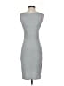 Leith Solid Gray Casual Dress Size S - photo 2