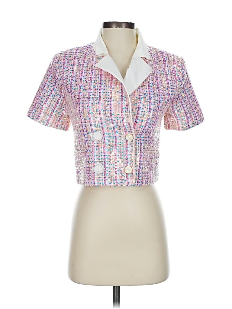 Endless Rose Blazer Jacket In White