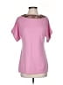 Badgley Mischka 100% Wool Pink Sweatshirt Size P (petite) - photo 1