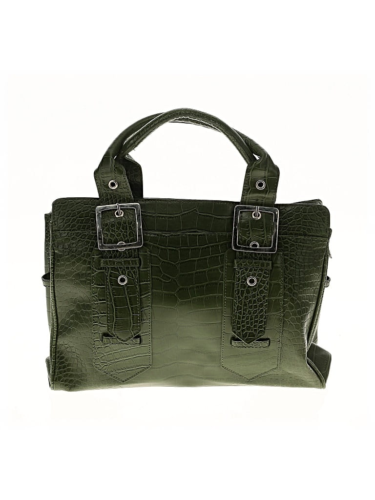 Pre-owned Unbranded Satchel In Green