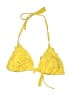 Shade & Shore 100% Polyester Yellow Swimsuit Top Size M - photo 1