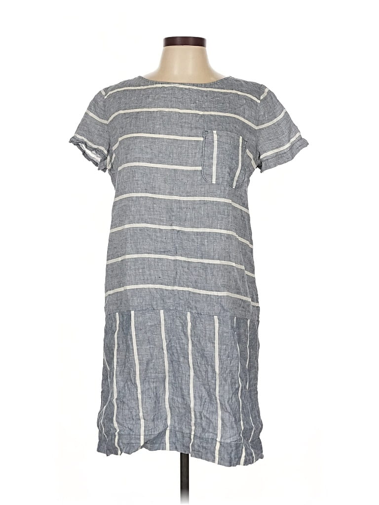 Pre-owned Lou & Grey For Loft Casual Dress In Gray