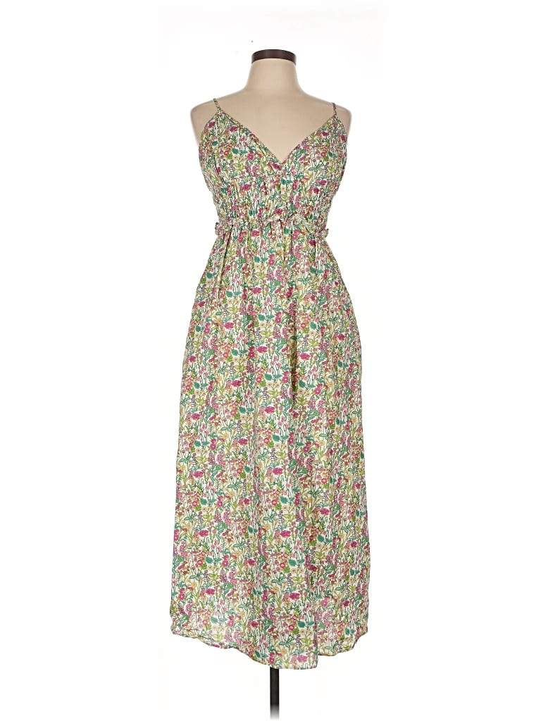 Pre-owned Liberty Art Fabrics For J.crew Casual Dress In Green
