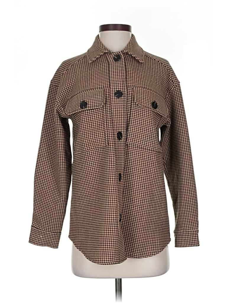 Pre-owned Current Air Coat In Brown