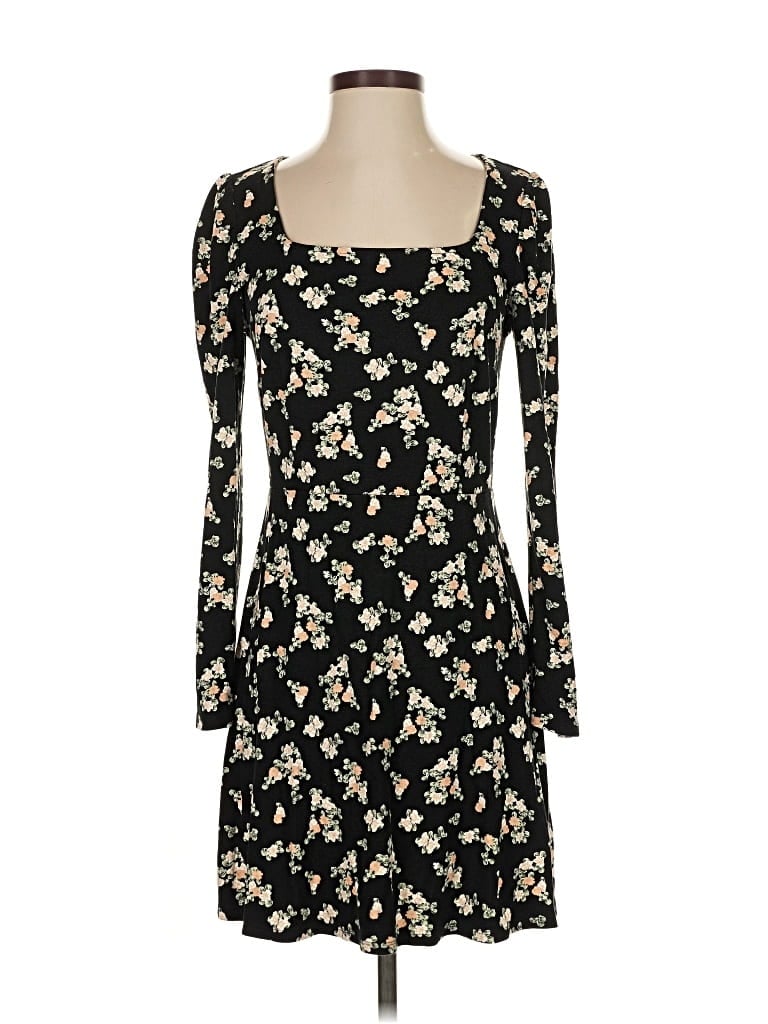 Pre-owned Ann Taylor Loft Outlet Casual Dress In Black