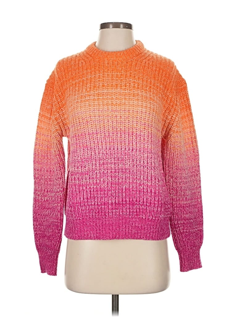 Pre-owned Polo By Ralph Lauren Wool Pullover Sweater In Orange