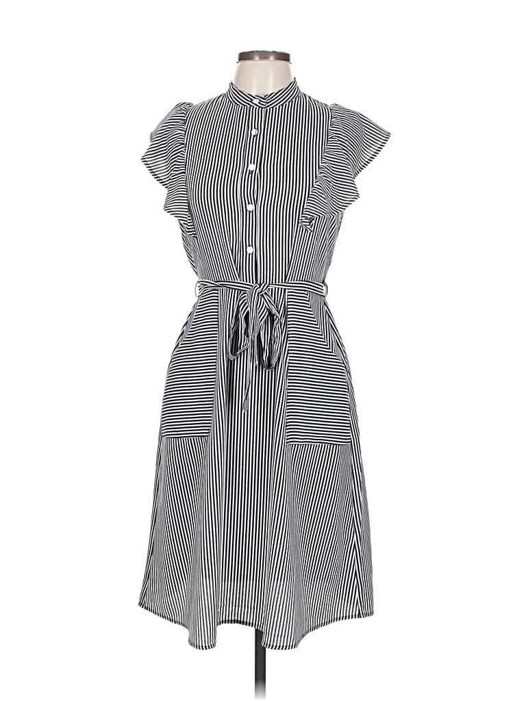 Pre-owned Monteau Casual Dress In Gray