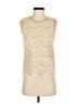 Hazel Ivory Tan Sleeveless Blouse Size S - photo 1