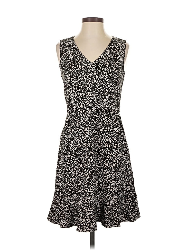 Pre-owned Ann Taylor Loft Casual Dress In Black