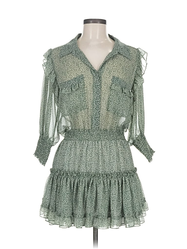 Pre-owned Misa Casual Dress In Green