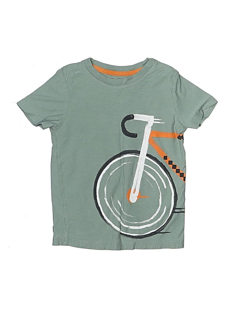 Pre-owned Tea Kids' Short Sleeve T-shirt In Green