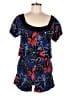 Parker 100% Rayon Blue Romper Size S - photo 1
