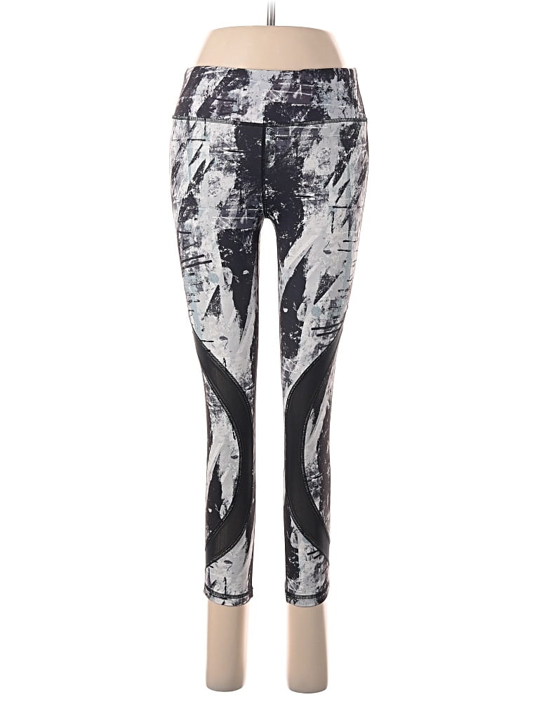 Pre-owned Mono B Active Pants In Silver