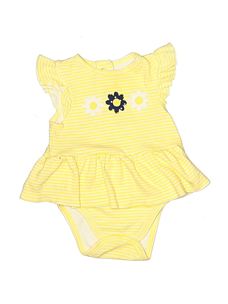 Pre-owned Little Me Babies' Dress In Yellow