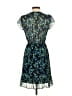 Sud Express 100% Polyester Floral Blue Cocktail Dress Size XS - photo 2