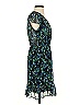 Sud Express 100% Polyester Floral Blue Cocktail Dress Size XS - photo 4