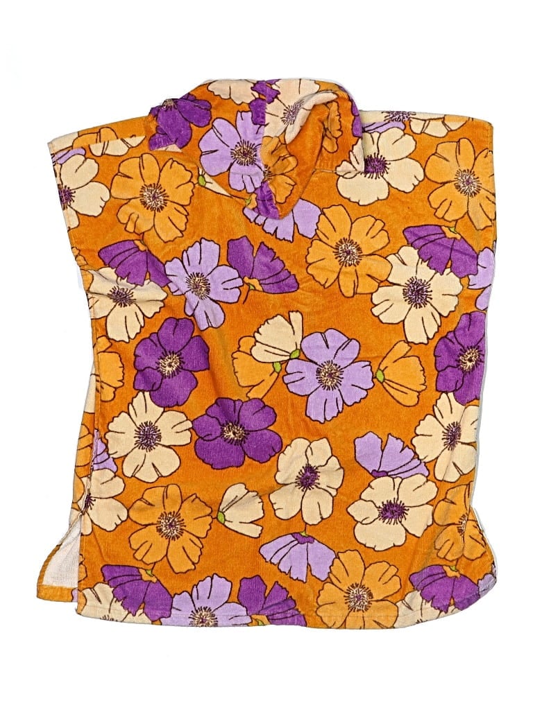 Pre-owned Zara Babies' Poncho In Orange