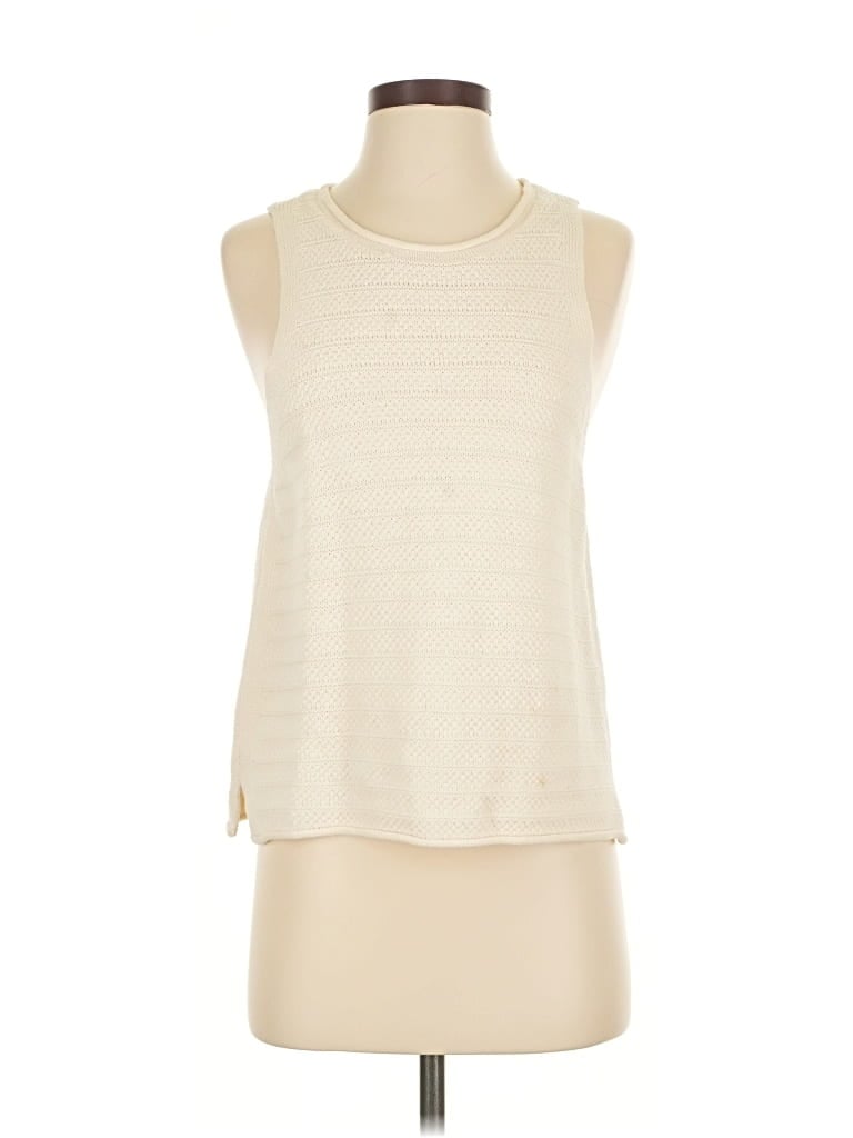 Pre-owned Madewell Sweater Vest In White