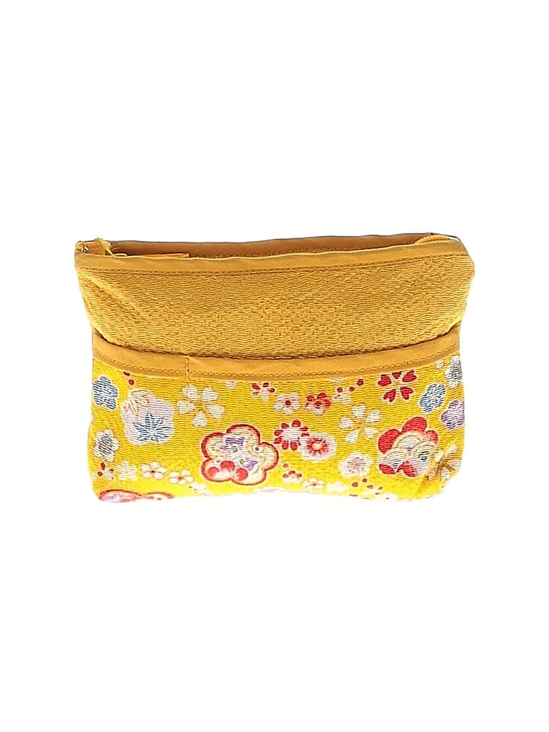Pre-owned Unbranded Makeup Bag In Yellow