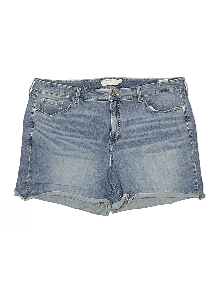 TORRID Pre-owned Denim Shorts In Blue