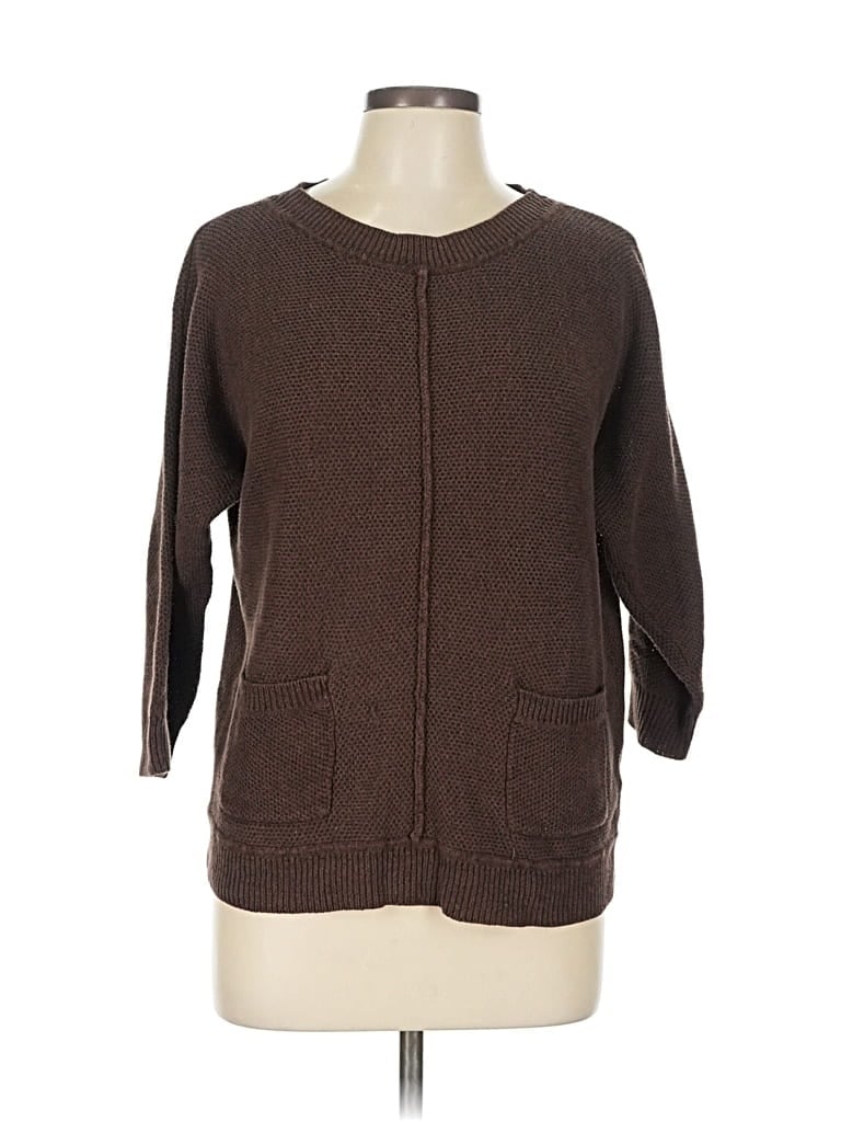 Pre-owned Jones New York Cardigan Sweater In Brown