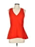 Leifsdottir Orange Sleeveless Blouse Size 10 - photo 1