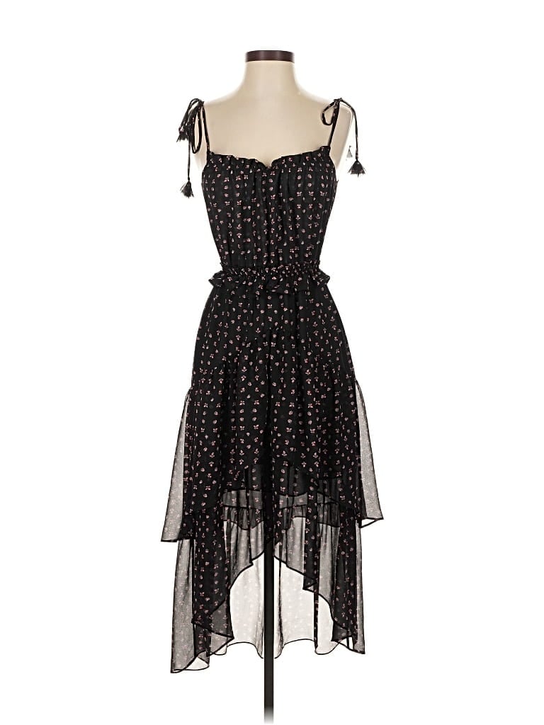 Pre-owned Misa Cocktail Dress In Black