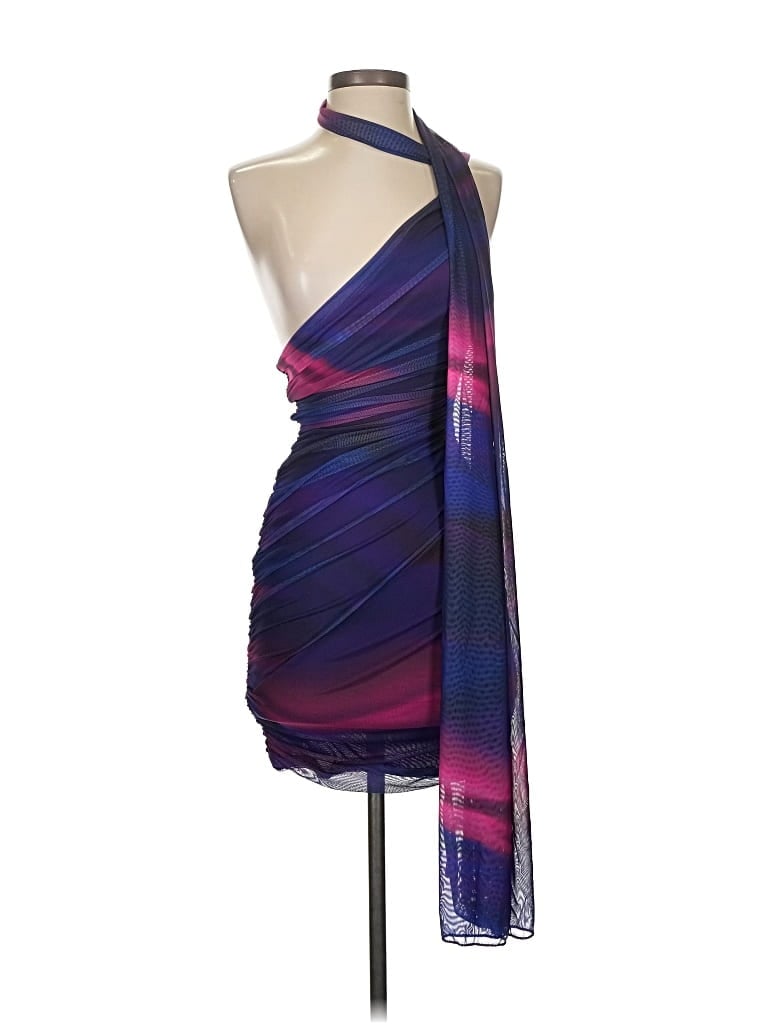 Pre-owned Fashion Nova Cocktail Dress In Purple