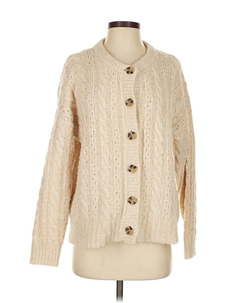 Pre-owned Madewell Cardigan Sweater In Brown