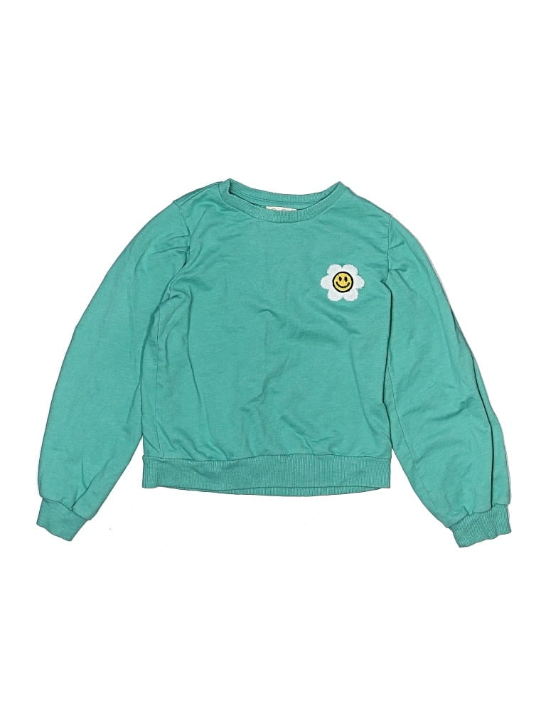 Pre-owned Jessica Simpson Kids' Sweatshirt In Green