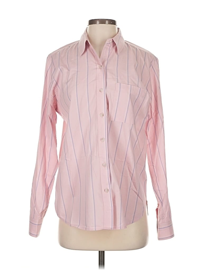 Pre-owned Universal Thread Long Sleeve Blouse In Pink