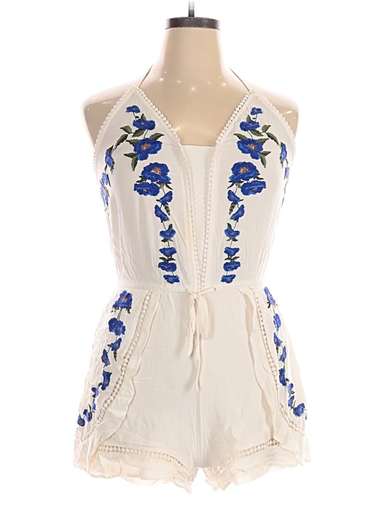 Pre-owned American Eagle Outfitters Romper In White