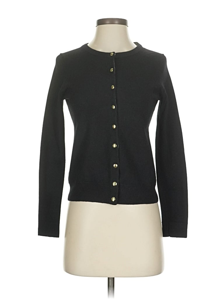 Pre-owned Banana Republic Long Sleeve T-shirt In Black