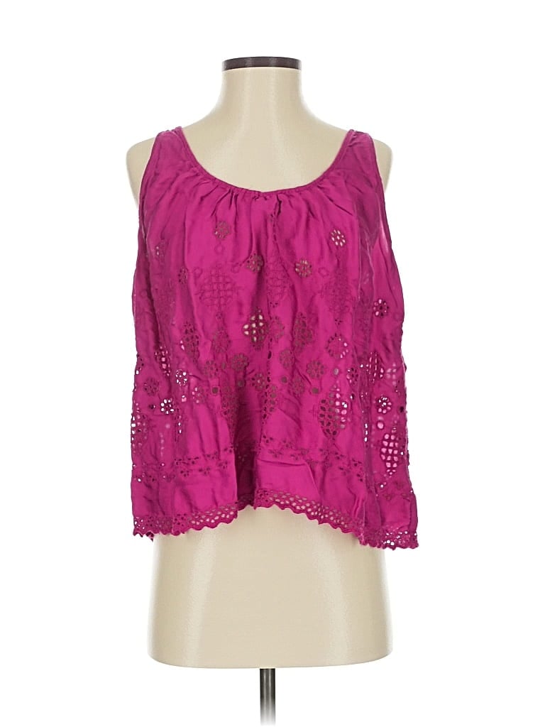 Pre-owned Vanessa Virginia Sleeveless Blouse In Pink