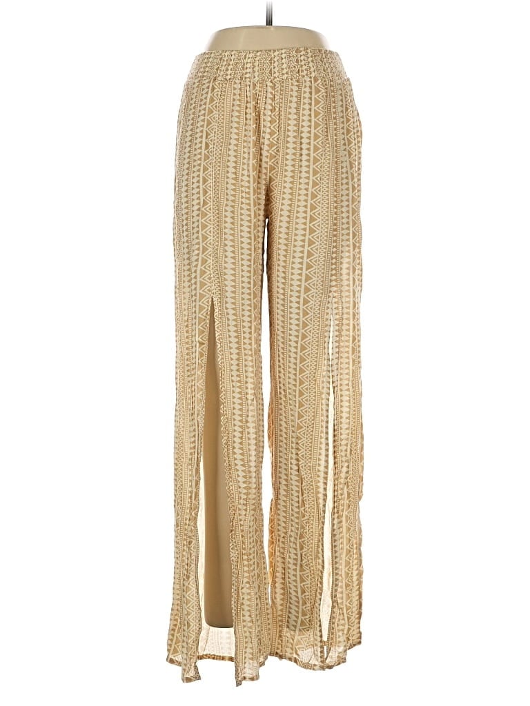 Juniper Blu Casual Pants In Gold