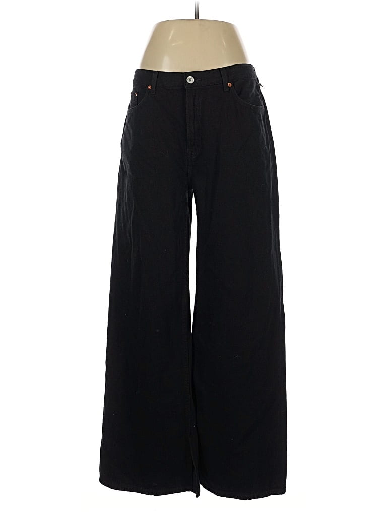 Pre-owned Re/done Casual Pants In Black