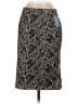 Kay Unger 100% Polyester Paisley Black Casual Skirt Size 4 - photo 1