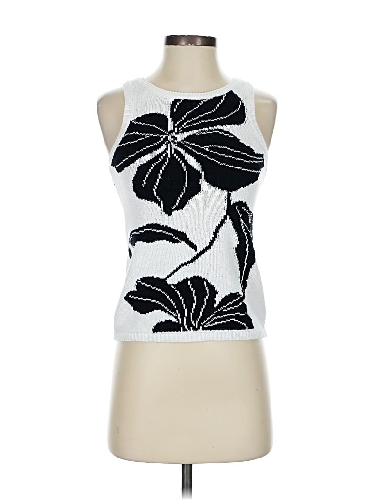 Ann Taylor Sweater Vest In White