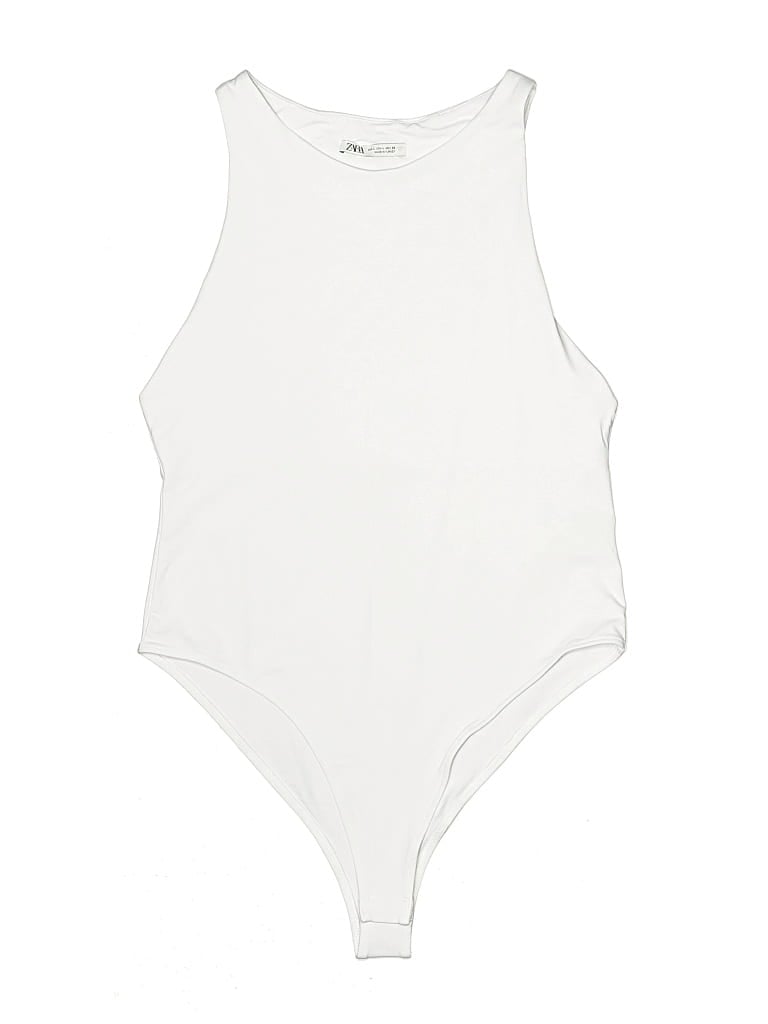 Pre-owned Zara Bodysuit In White