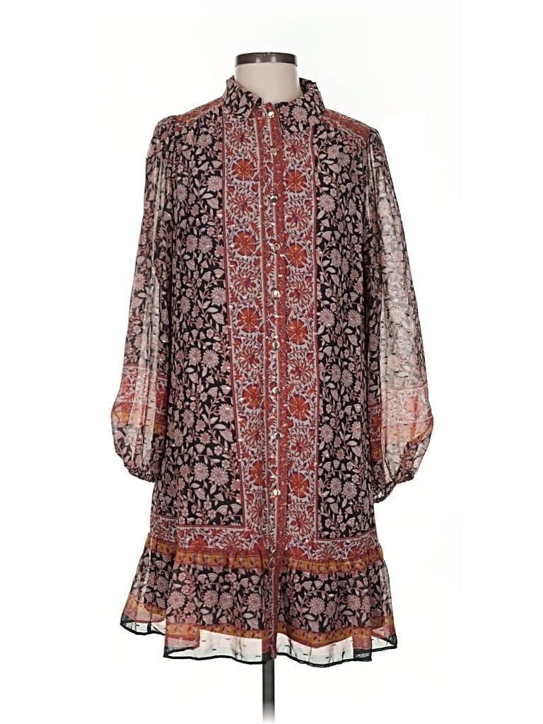 Pre-owned 1.state Casual Dress In Brown