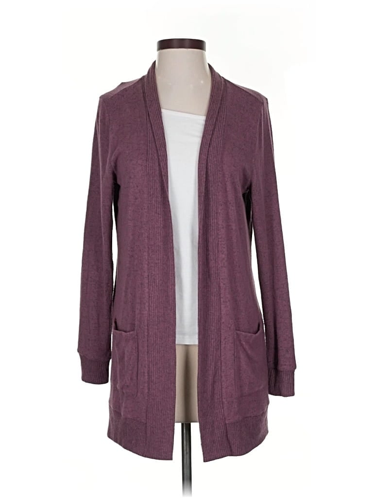 MIX BY 41 HAWTHORN Pre-owned Cardigan Sweater In Purple